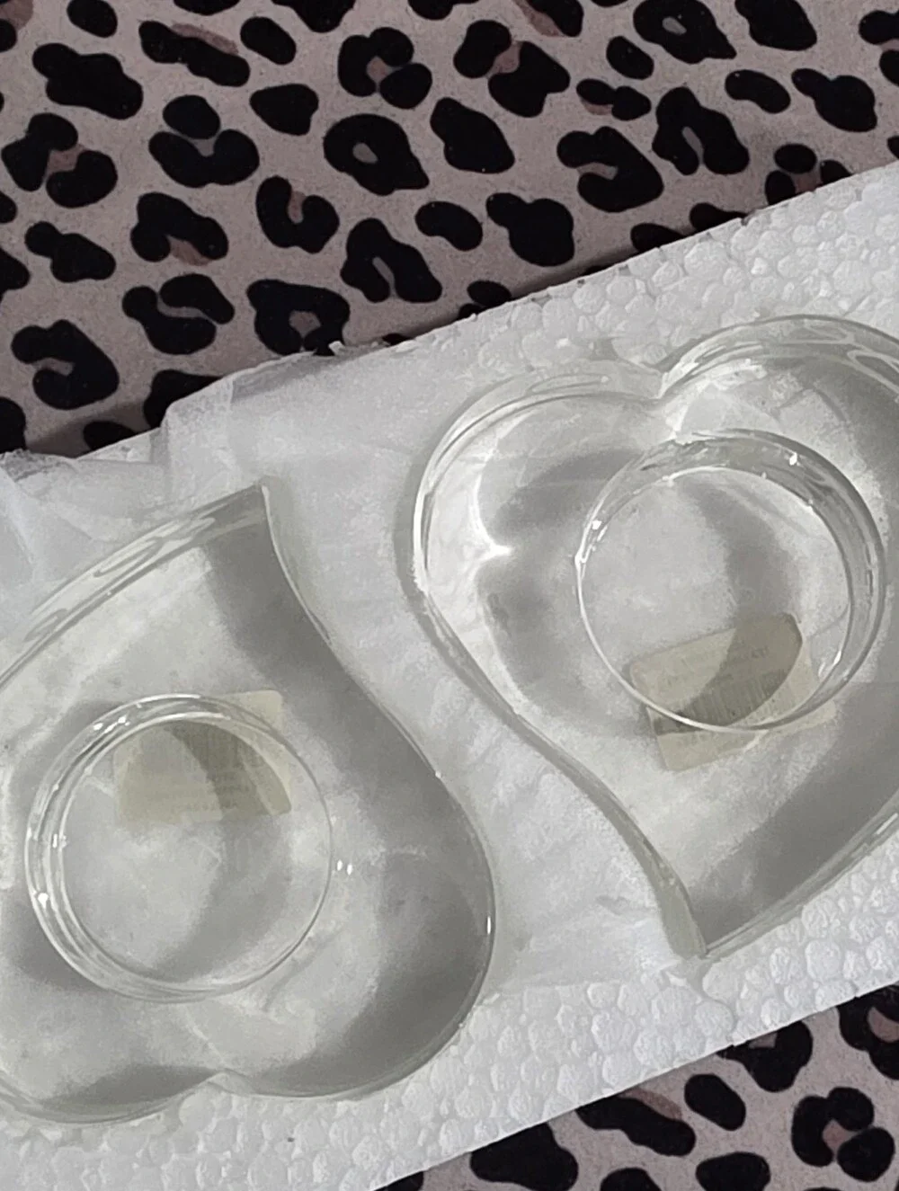 Love Story Tea Light Holders (Pair) Hearts